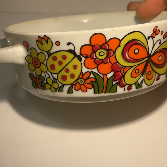 3 MCM Serving Bowls with Colorful; Buttefly,Floral. Lady bug. Sunflower Designs! - Picture 15 of 16